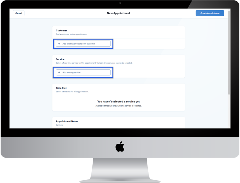 Appointment Scheduling – View, Create and Manage