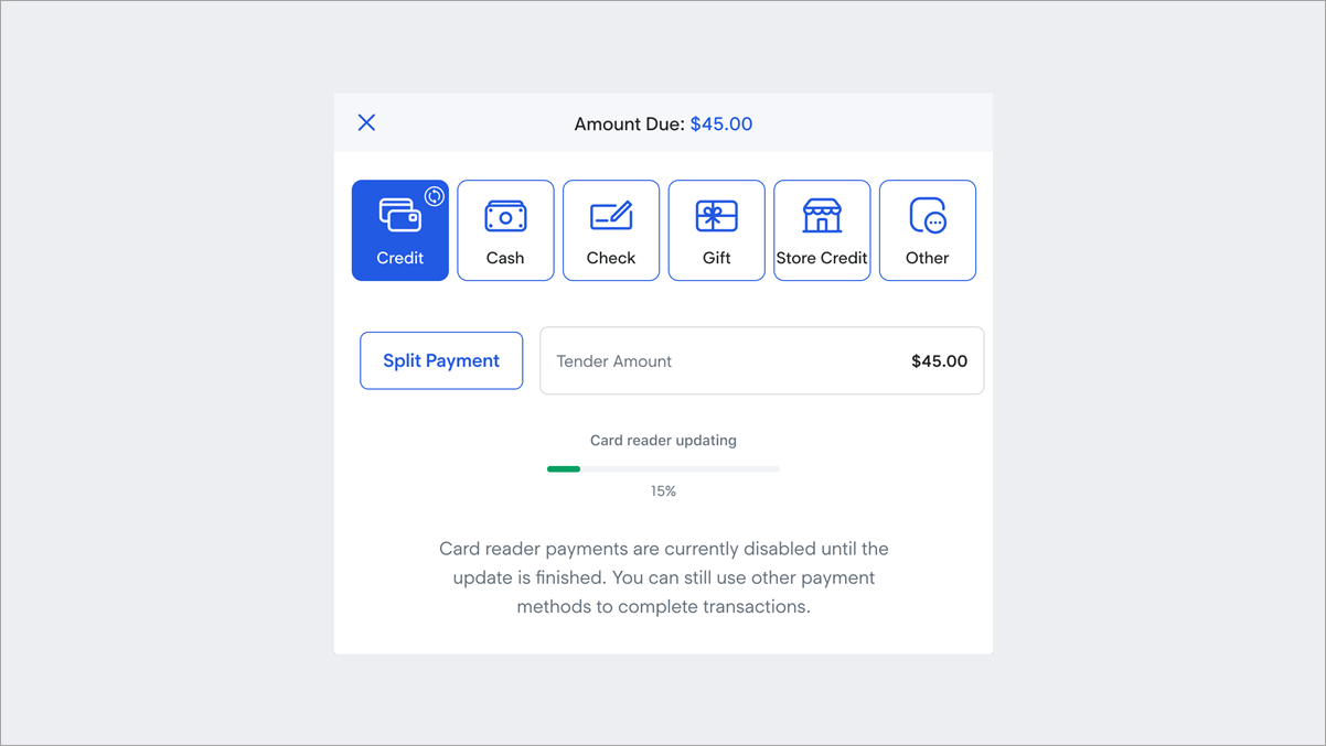Card Reader Updates