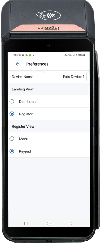 talech Terminal Settings