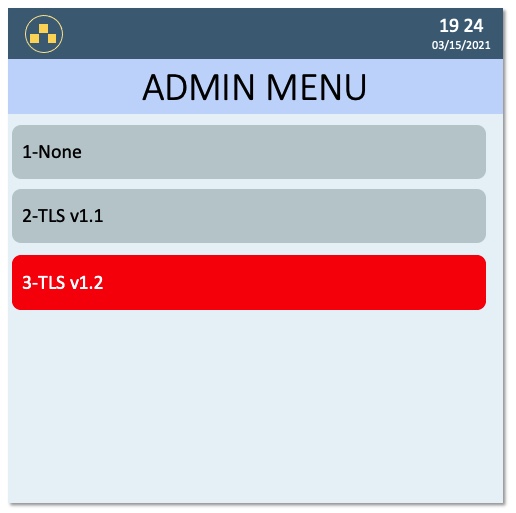 Admin menu