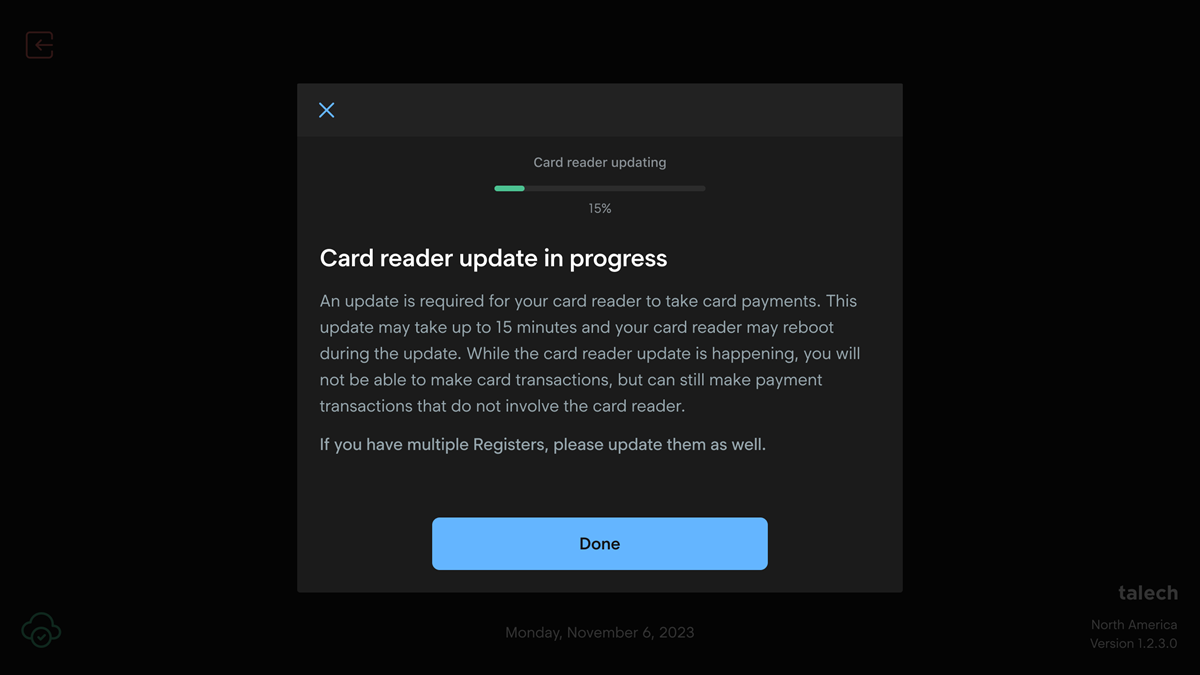 Card Reader Updates