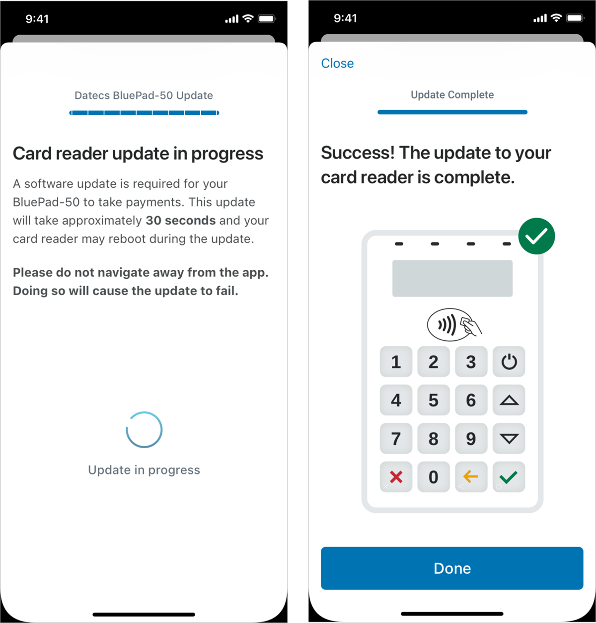Card Reader Updates