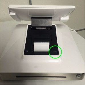 Back view of elo device.