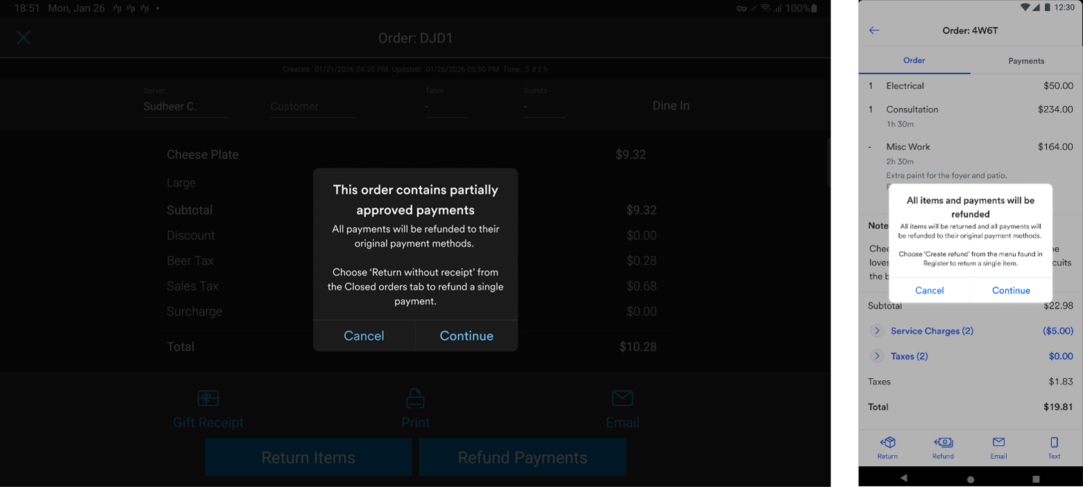 Partial Authorization Transactions
