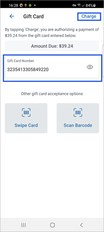 Accept Gift Cards on Elavon Terminal